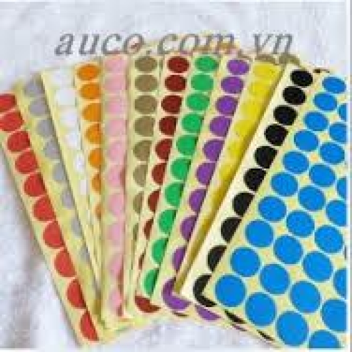 Giấy nhãn Tomy A5 tròn 1.5cm